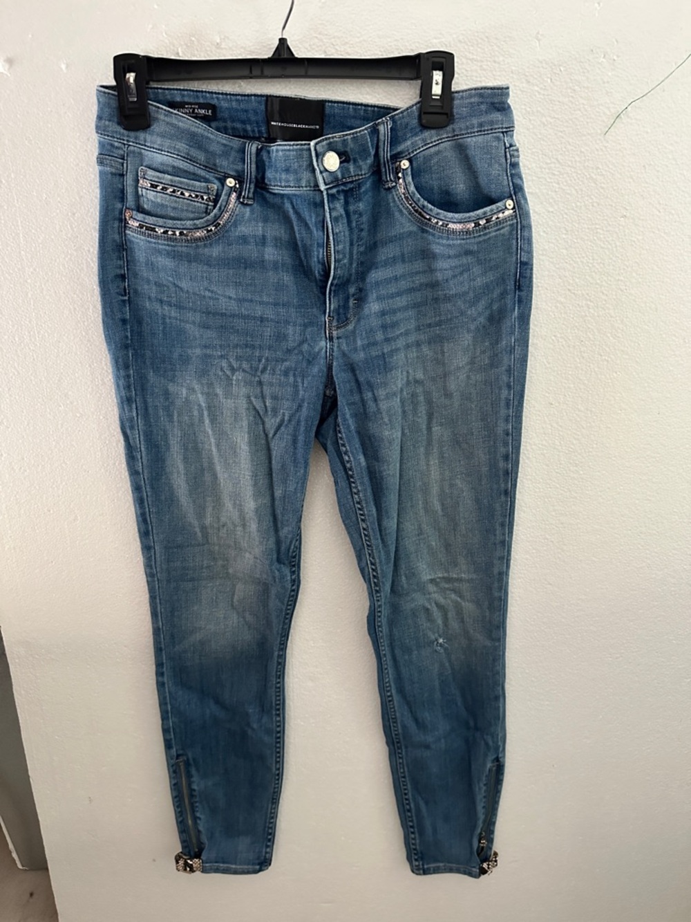 Blue Women's Stretch Ankle Jeans